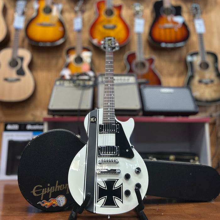 USED Epiphone Les Paul Studio "Iron Cross" Electric Guitar w/ Case