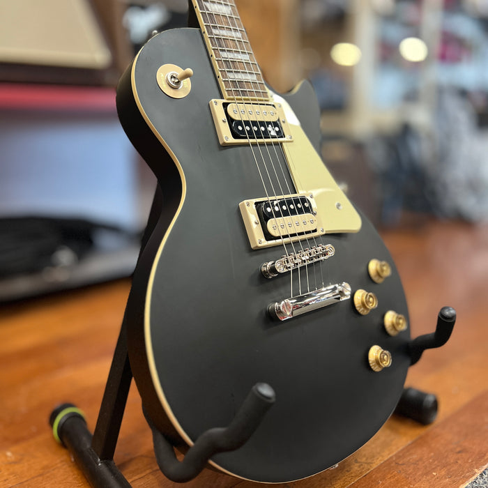 USED Epiphone Les Paul Traditional Pro IV  Guitar, Matte Black
