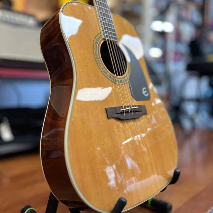 USED Epiphone Pro-1 Plus Acoustic Guitar, Natural