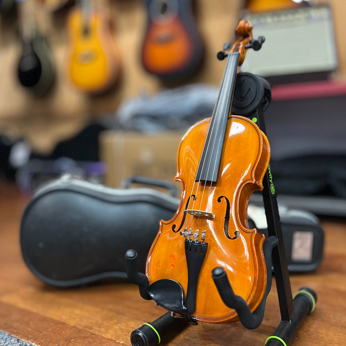 USED Erich Pfretzscher 1/2 size Violin Outfit W/HSC and Bow