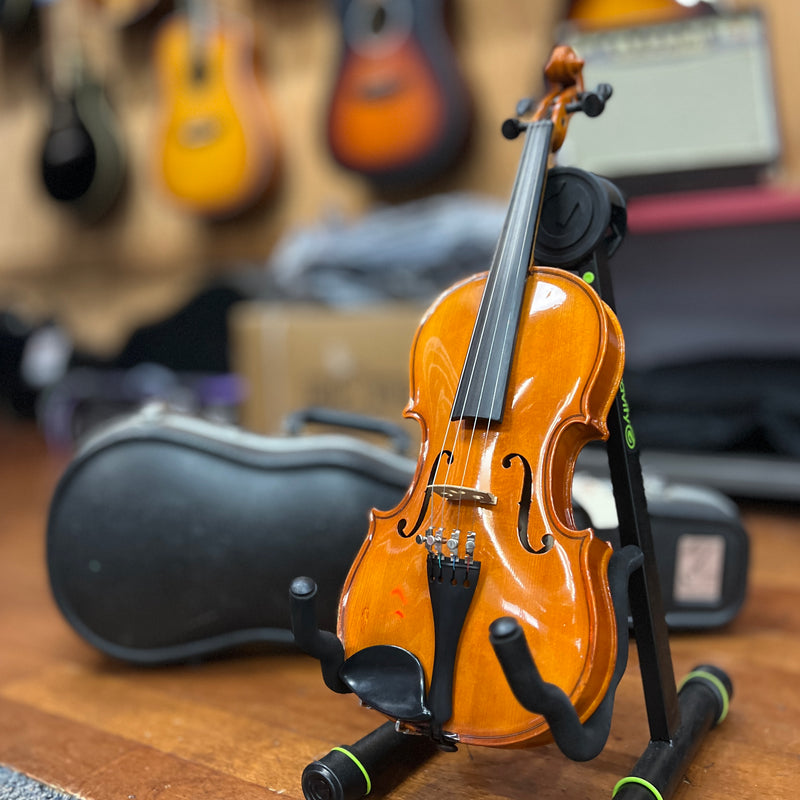 USED Erich Pfretzscher 1/2 size Violin Outfit w/ HSC and Bow