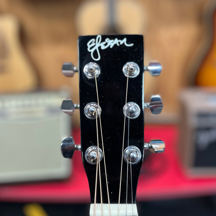 USED Estaban Cutaway Acoustic Electric Guitar, Black