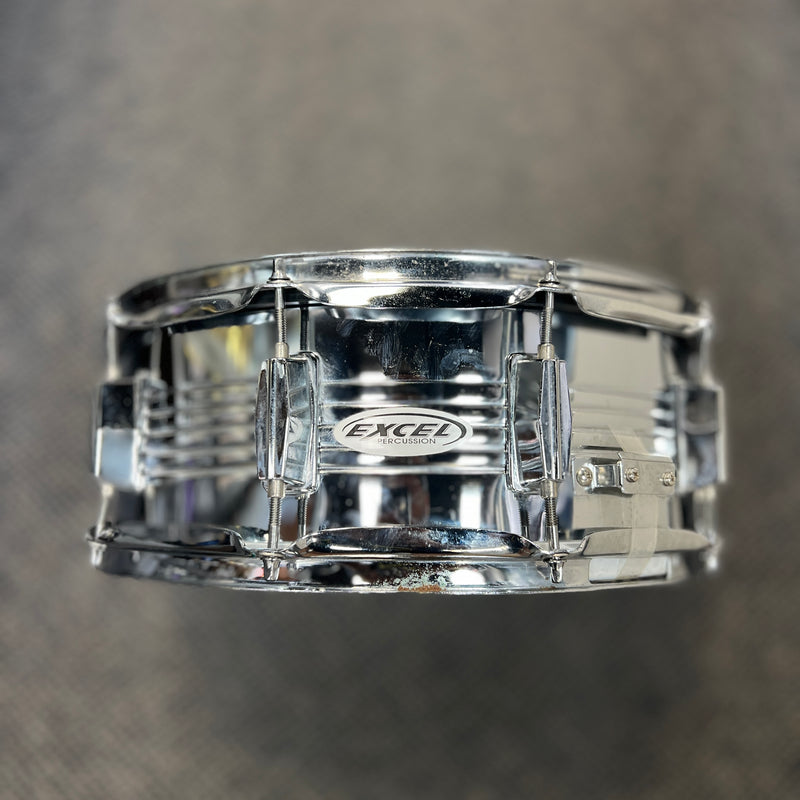 USED Excel Percussion Steel Snare Drum 14x5.5"