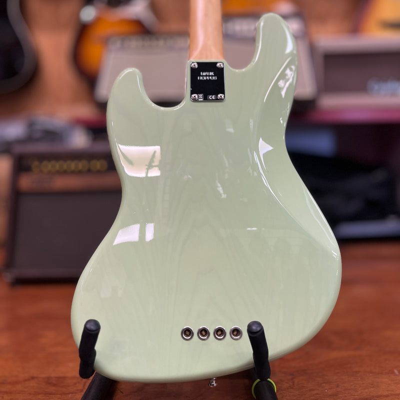 USED Fender 2011 Mark Hoppus Signature Jazz Bass, Surf Green w/HSC (MX11169620)