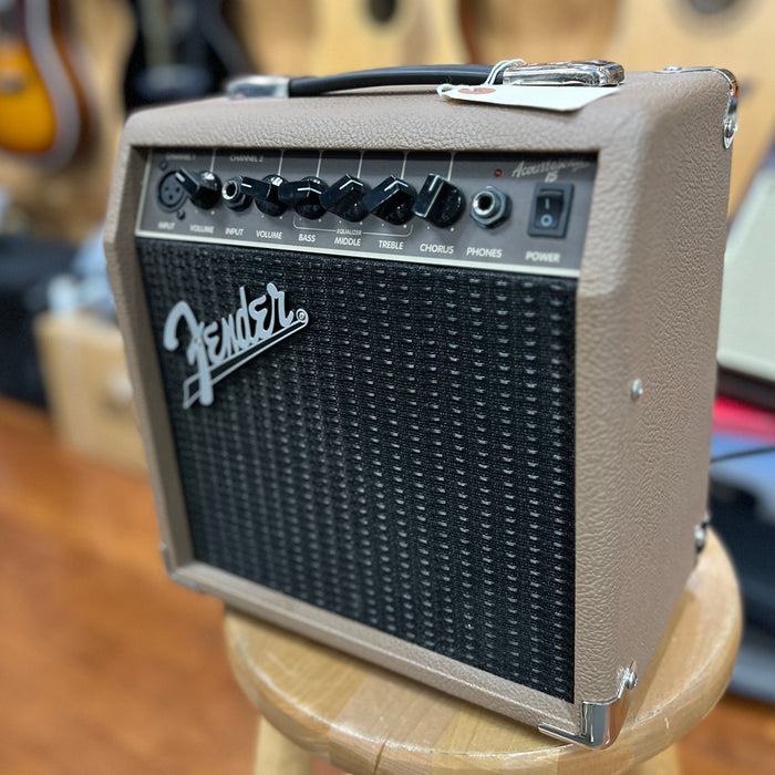 USED Fender Acoustasonic 15 Acoustic Guitar Amplifier