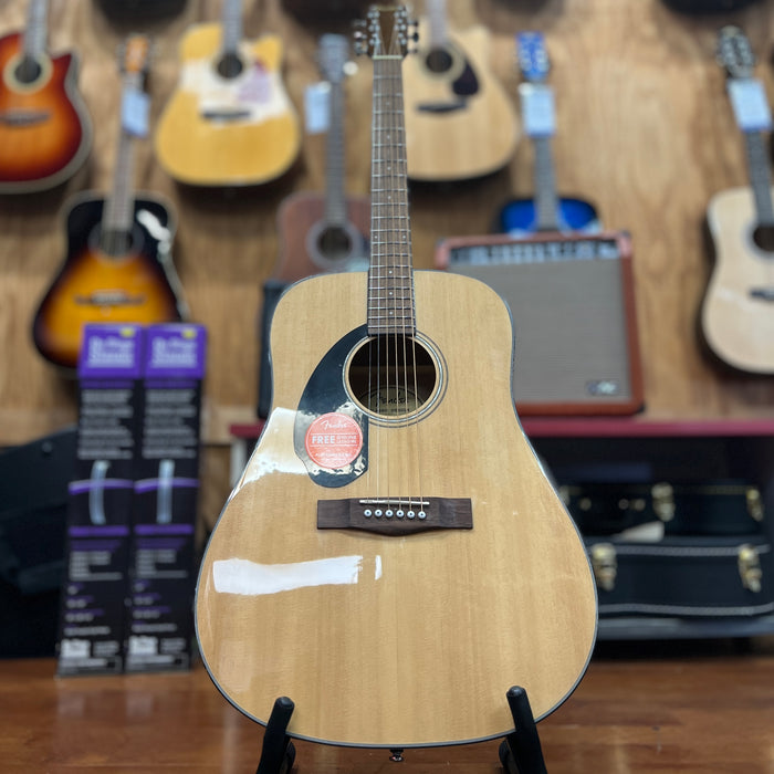 USED Fender CD-60S LH Dreadnought Left-Handed Acoustic Guitar, Natural