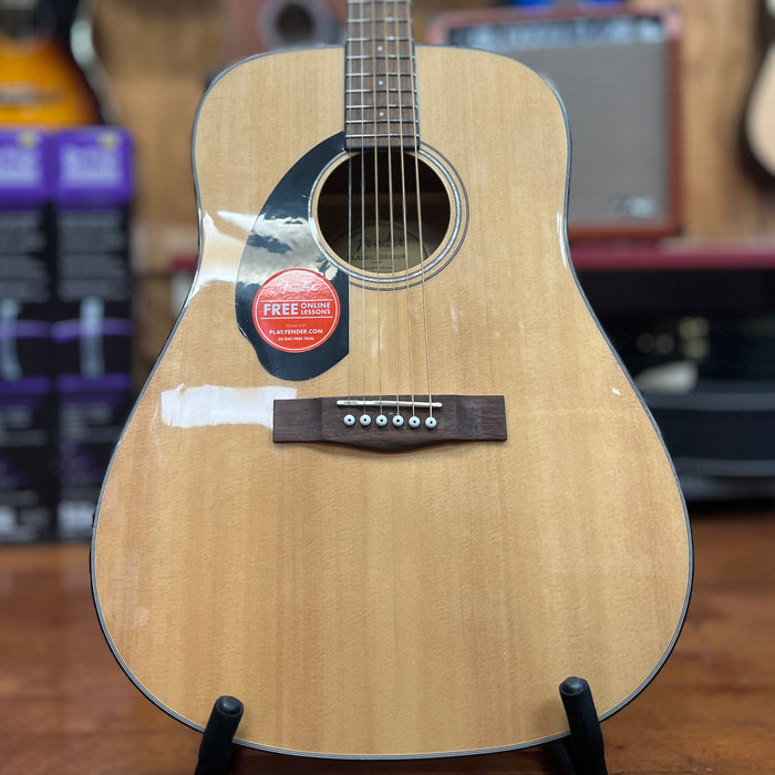 USED Fender CD-60S LH Dreadnought Left-Handed Acoustic Guitar, Natural