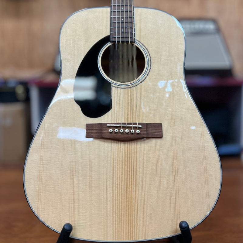 USED Fender CD-60S Left-Handed Acoustic Guitar, Natural-Dirt Cheep