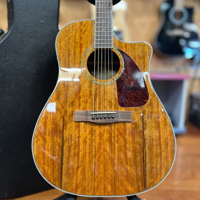 USED Fender CD220CE All Dao Acoustic Electric Guitar, Natural w/ HSC