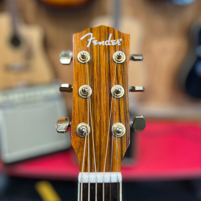 USED Fender CD220CE All Dao Acoustic Electric Guitar, Natural w/ HSC