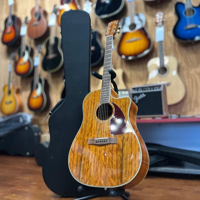 USED Fender CD220CE All Dao Acoustic Electric Guitar, Natural w/ HSC