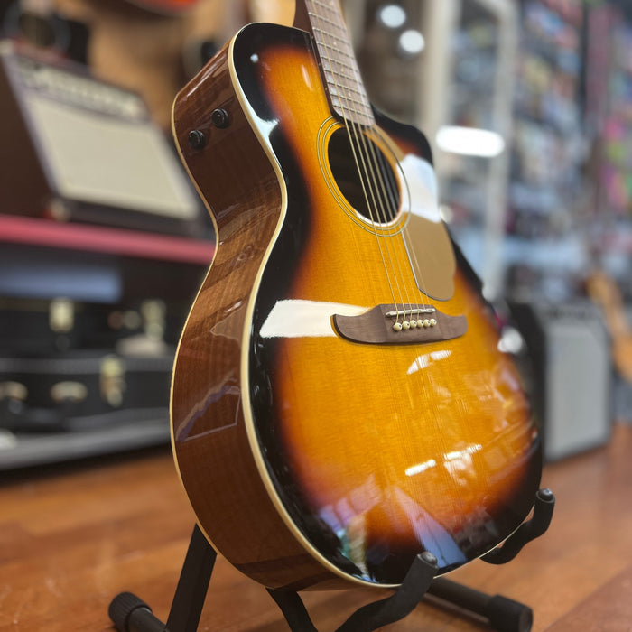 USED Fender California Newporter Player Acoustic-Electric Guitar, Sunburst