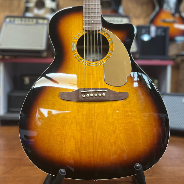 USED Fender California Newporter Player Acoustic-Electric Guitar, Sunburst