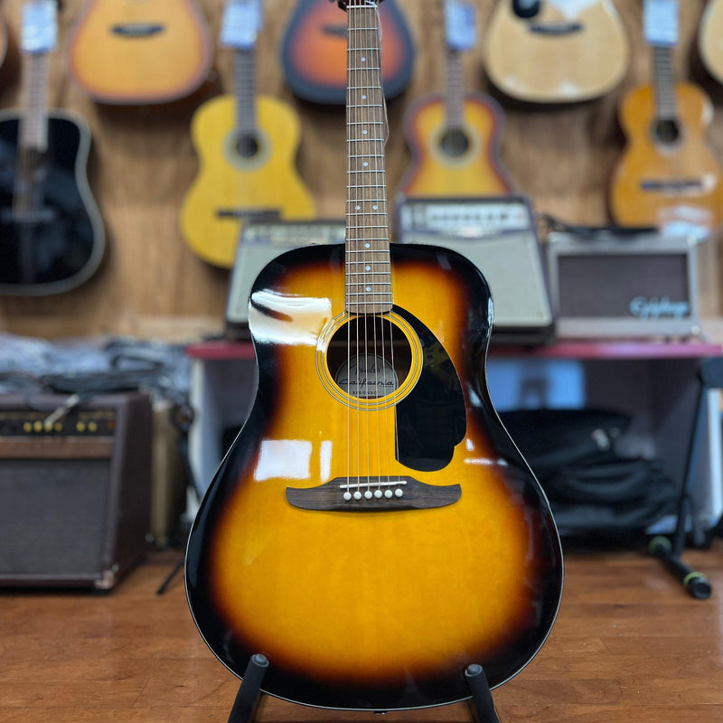 USED Fender California Standard Redondo Acoustic Guitar, 3 Tone Sunburst