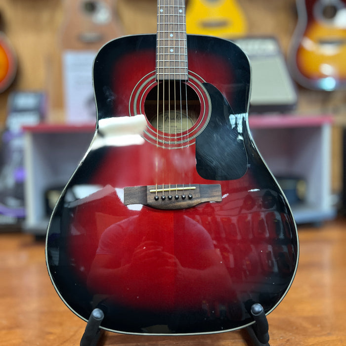 USED Fender DG-60/SB Dreadnaught Acoustic Guitar, Red Burst