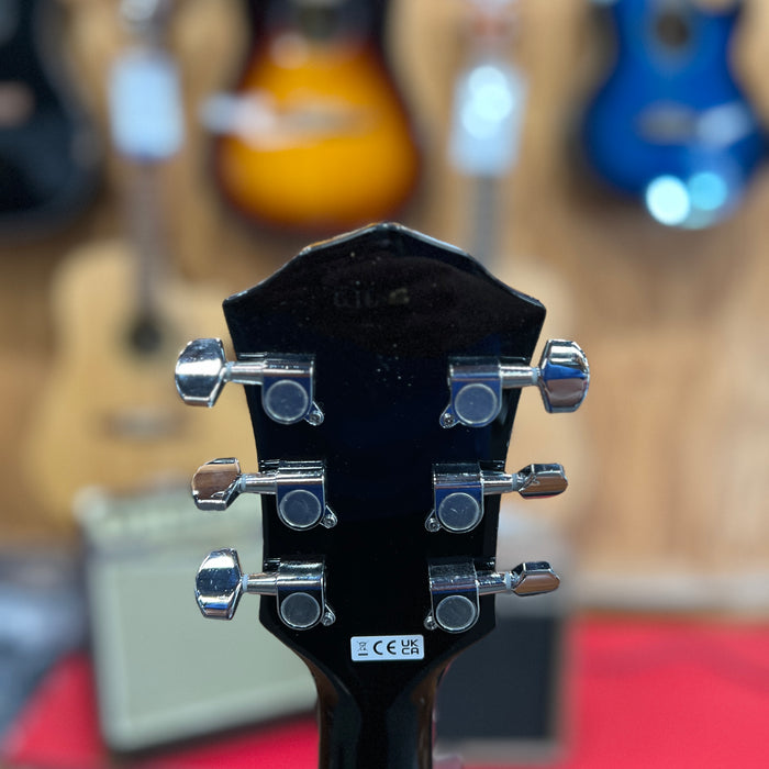 USED Fender FA-125CE Dreadnought Acoustic Guitar, Black