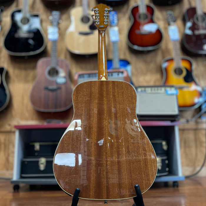 USED Fender FA-225E Dreadnaught Acoustic Electric Guitar, Mocha Burst