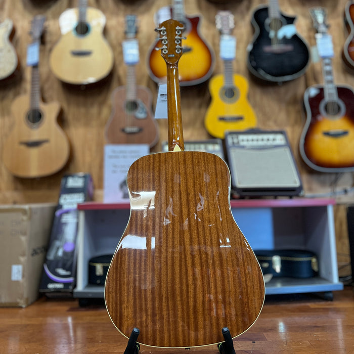 USED Fender FA-225E Dreadnought Acoustic-Electric Guitar, Mocha Burst