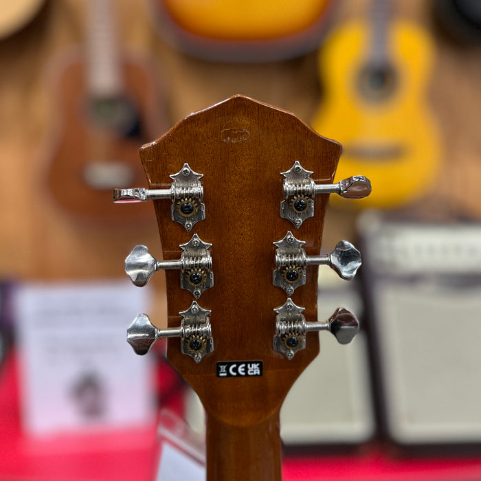 USED Fender FA-225E Dreadnought Acoustic-Electric Guitar, Mocha Burst