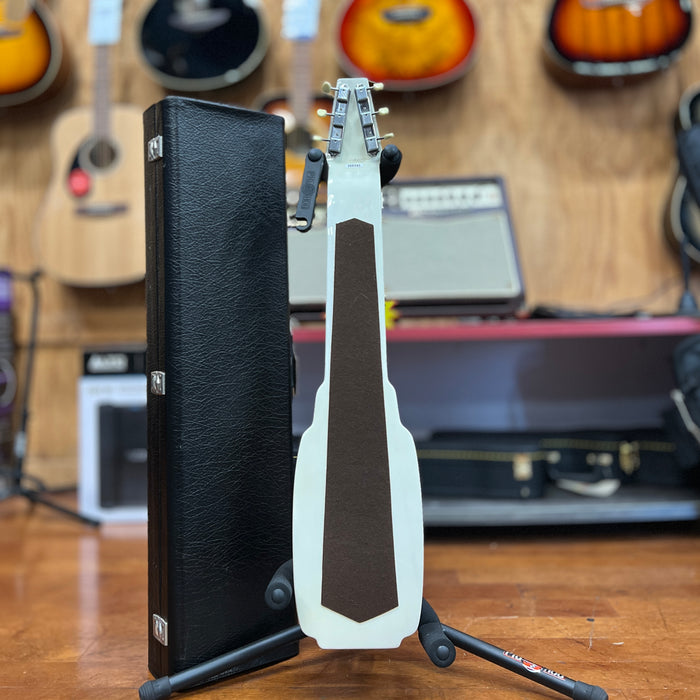 USED Fender FS-52 Lap Steel Guitar White Blonde With Hard Case