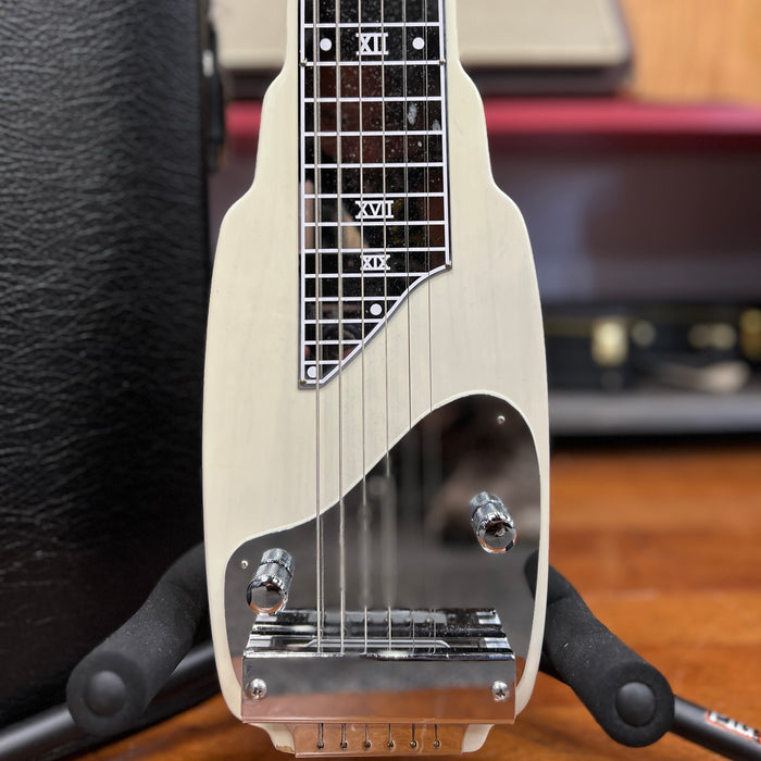 USED Fender FS-52 Lap Steel Guitar White Blonde With Hard Case