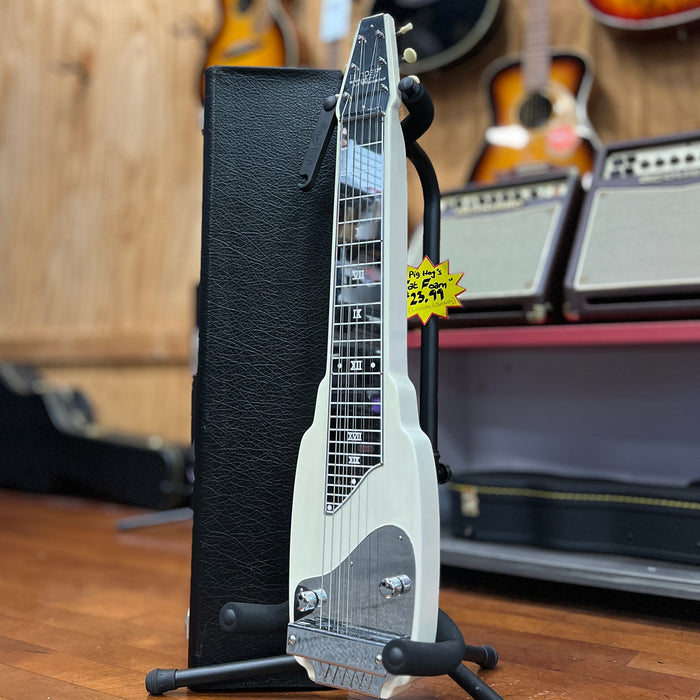 USED Fender FS-52 Lap Steel Guitar White Blonde With Hard Case