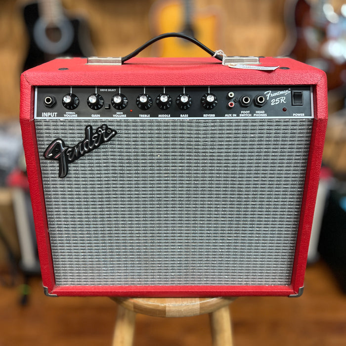 USED Fender Frontman 25R Guitar Combo Amp, Red