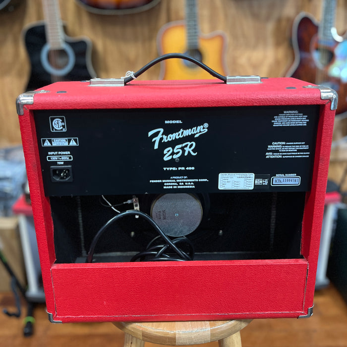 USED Fender Frontman 25R Guitar Combo Amp, Red