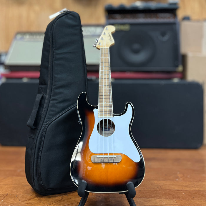 USED Fender Fullerton Strat Uke SB/ With Bag