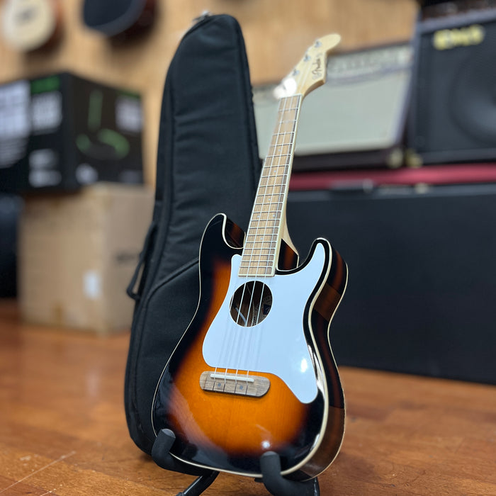 USED Fender Fullerton Strat Uke SB/ With Bag