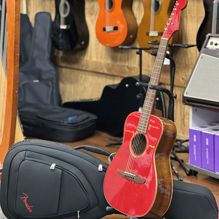 USED Fender Malibu Classic - California Series Acoustic Electric Guitar w/ Fender Bag
