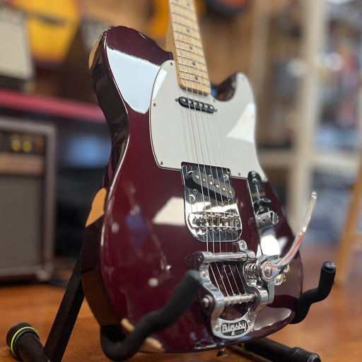 USED  Fender Mexican Standard Telecaster w/ Bigsby, Midnight Wine-Dirt Cheep