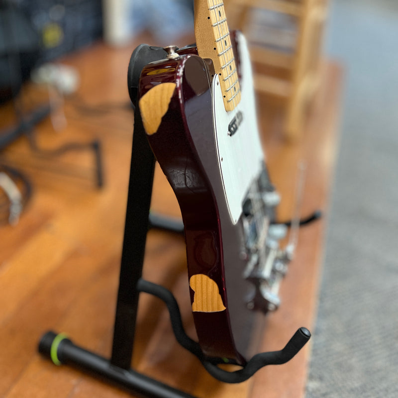 USED  Fender Mexican Standard Telecaster w/ Bigsby, Midnight Wine
