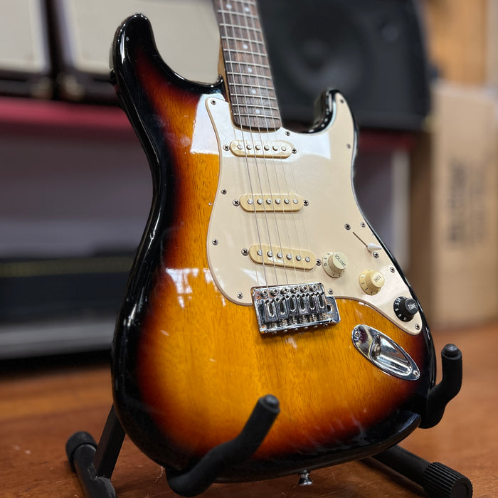 USED Fender Squier Bullet Stratocaster Electric Guitar, Sunburst