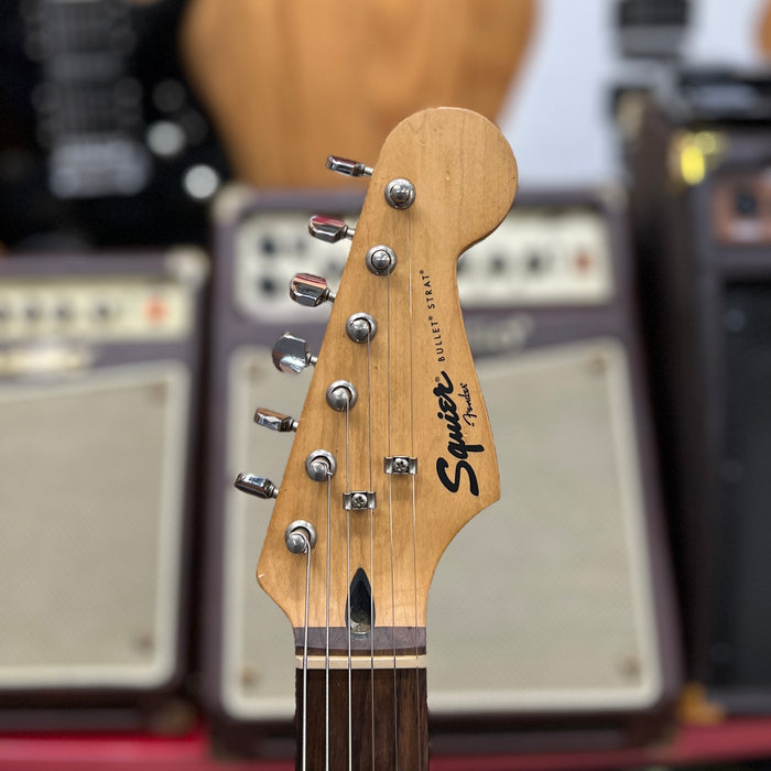 USED Fender Squier Bullet Stratocaster Electric Guitar, Sunburst