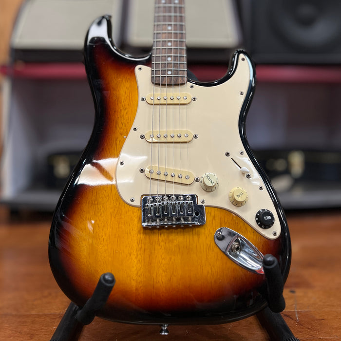 USED Fender Squier Bullet Stratocaster Electric Guitar, Sunburst