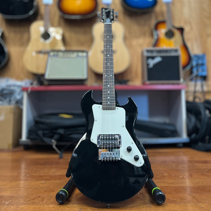 USED First Act 222 Double-Cut Electric Guitar, Black