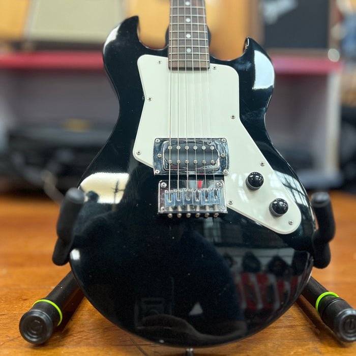 USED First Act 222 Double-Cut Electric Guitar, Black