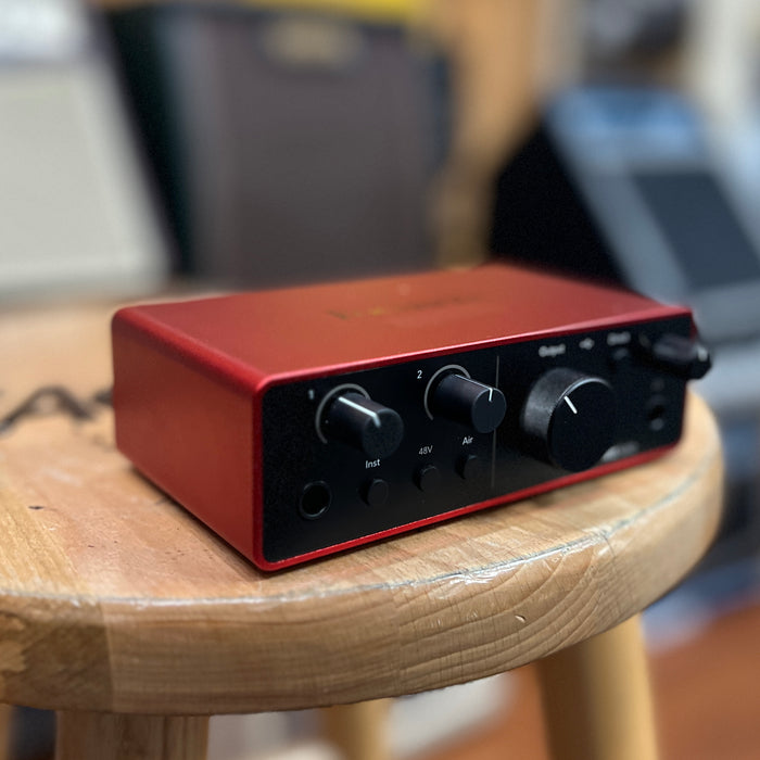 USED Focusrite Scarlett Solo Gen 4 USB-C Audio Interface