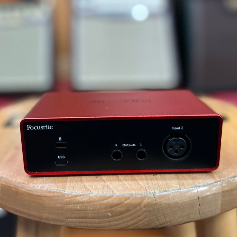 USED Focusrite Scarlett Solo Gen 4 USB-C Audio Interface