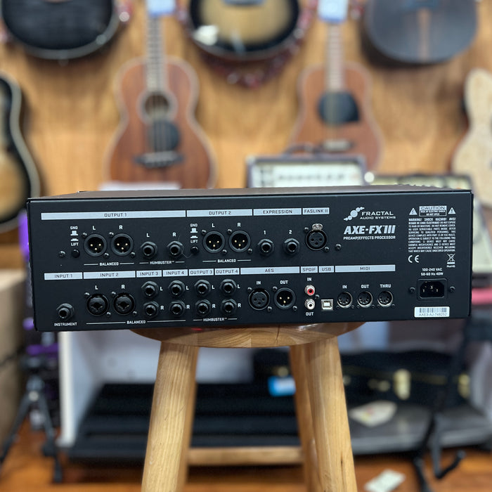 USED Fractal Audio AXE-FX III Preamp/FX Rack Processor MKIII