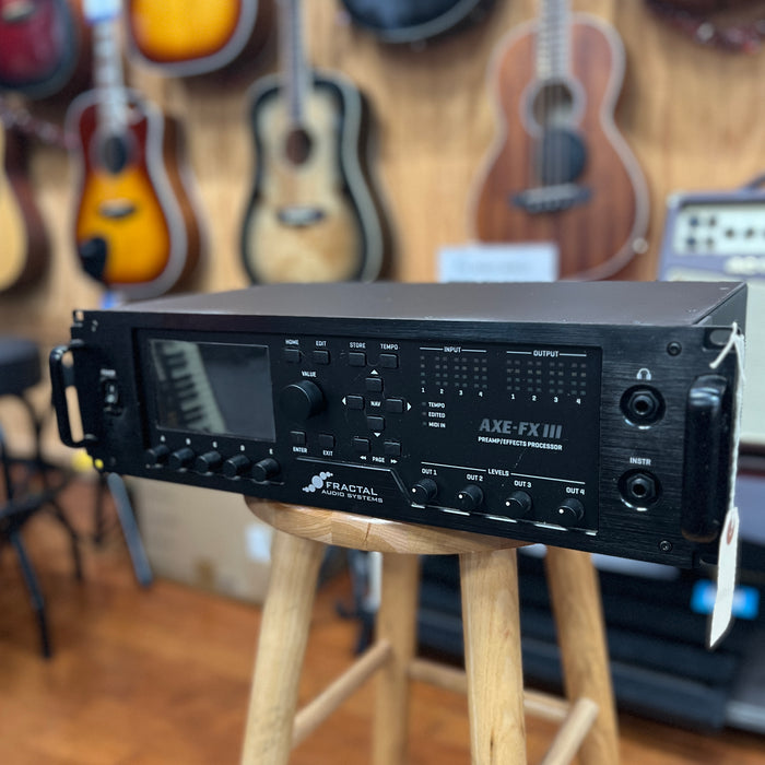 USED Fractal Audio AXE-FX III Preamp/FX Rack Processor MKIII