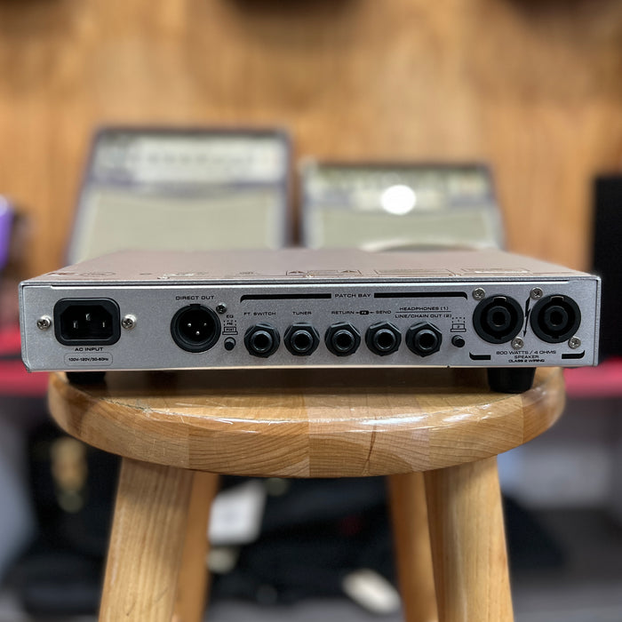 USED Gallien-Krueger MB800 800-Watt Ultra Light Bass Head w/ Speakon Cable