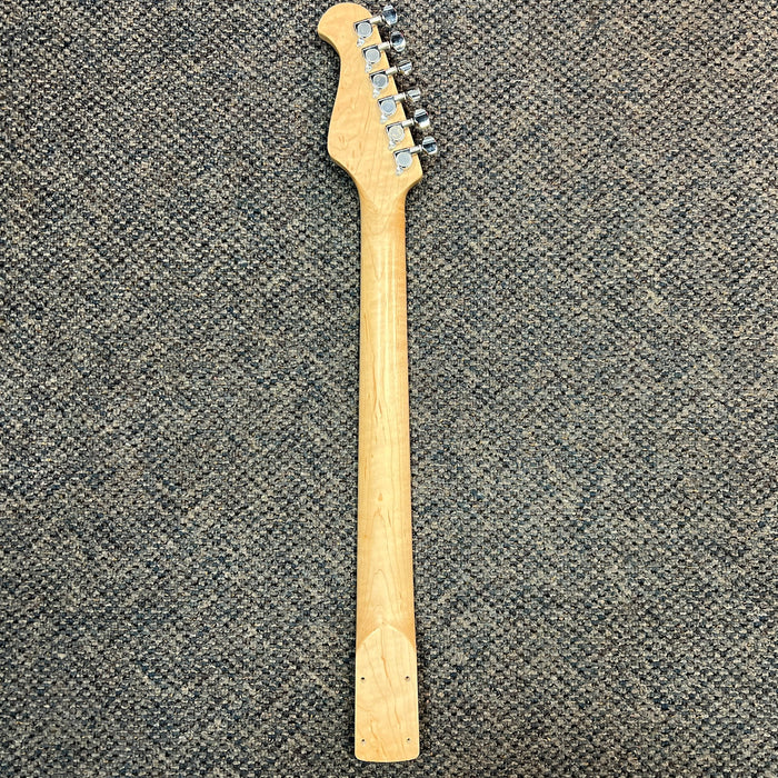 USED Galveston Stratocaster-style Electric Guitar Neck, Maple Fingerboard w/ Tuners