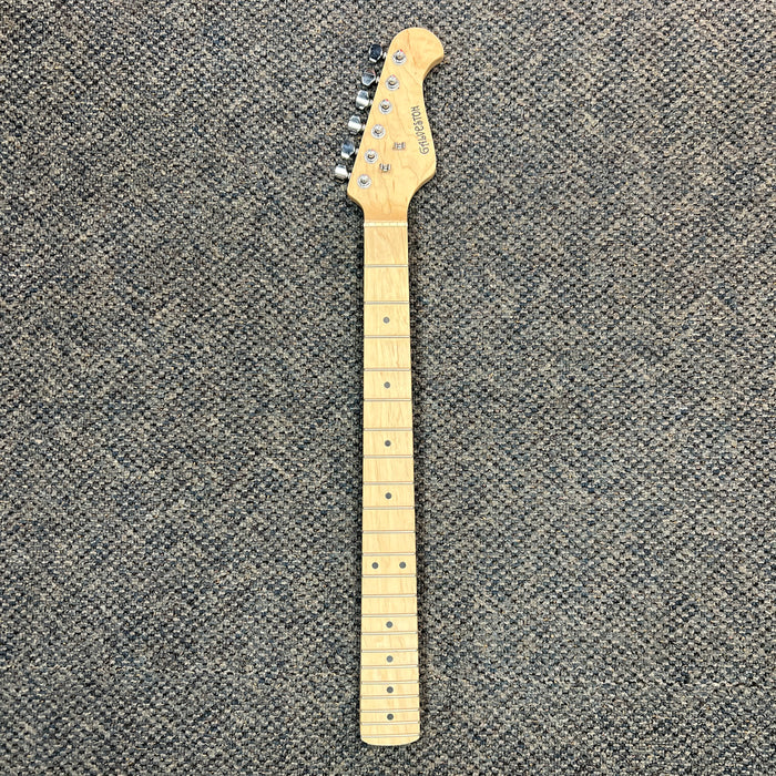 USED Galveston Stratocaster-style Electric Guitar Neck, Maple Fingerboard w/ Tuners