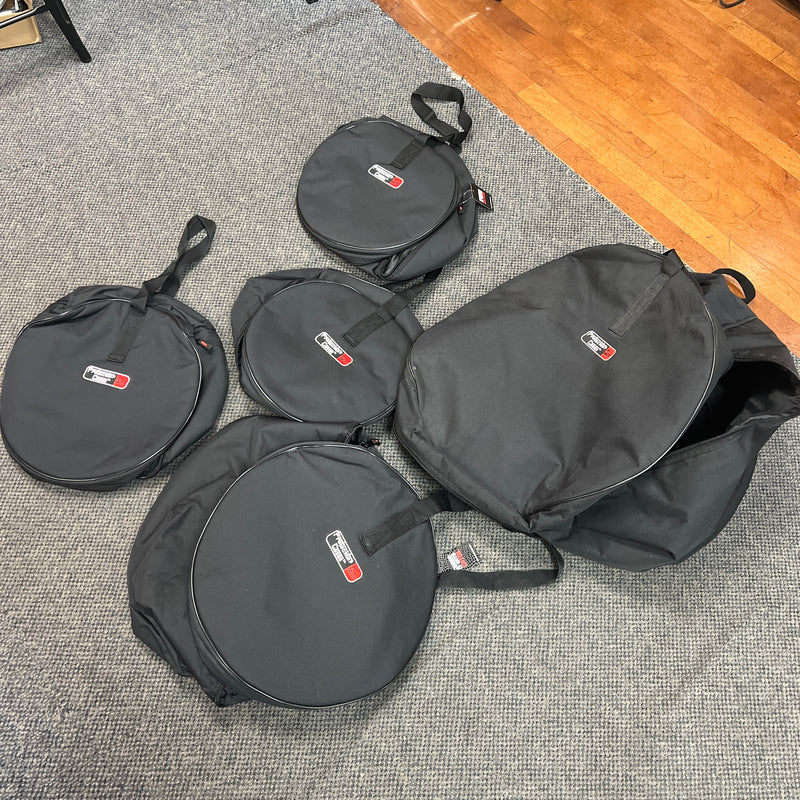 USED Gator Protechtor Drum Gig Bag Set (22x18, 16x16, 13x11, 12x10, 14x5.5)