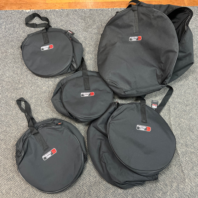 USED Gator Protechtor Drum Gig Bag Set (22x18, 16x16, 13x11, 12x10, 14x5.5)
