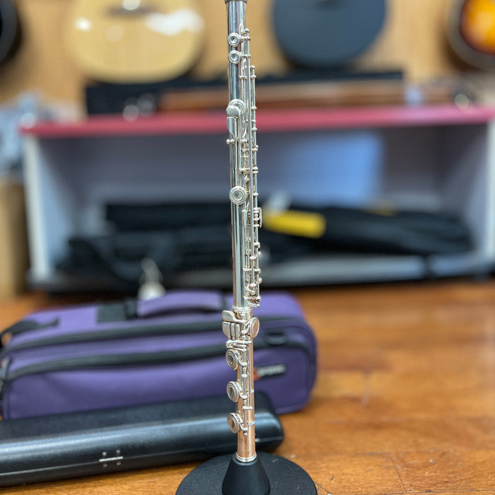 USED Gemeinhardt KG Special Open Hole Flute Outfit, Solid Silver, Serial # 99063