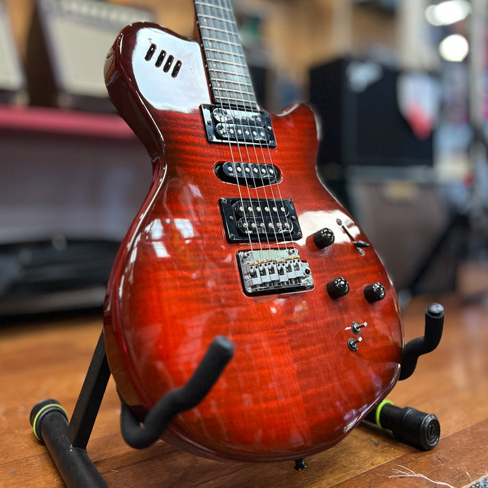 USED Godin xtSA Multi-Voice Electric Guitar, Light Burst