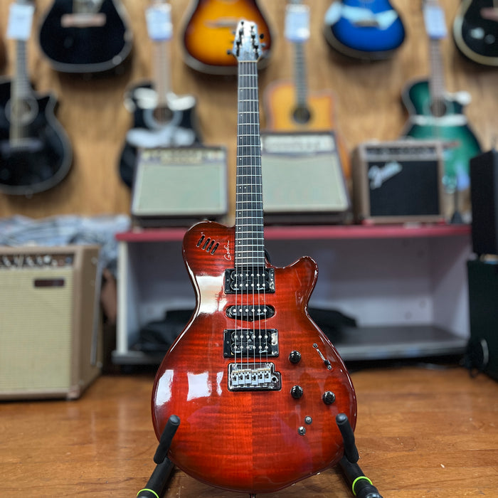 USED Godin xtSA Multi-Voice Electric Guitar, Light Burst